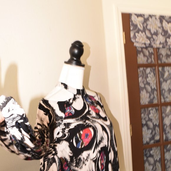 Free People XS Open Shoulder Blouse Tunic Dress - Picture 5 of 10